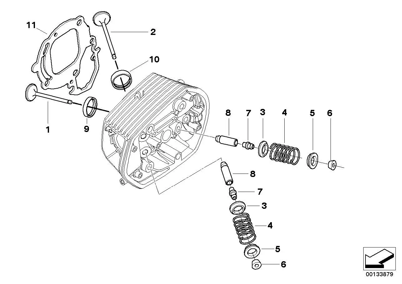 BMW Ventilfeder K29 11347692450