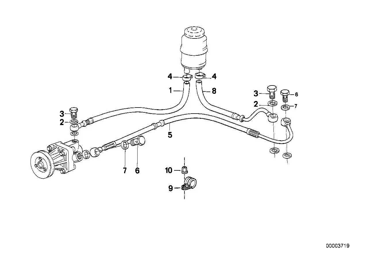 BMW Rücklaufleitung 32411137144