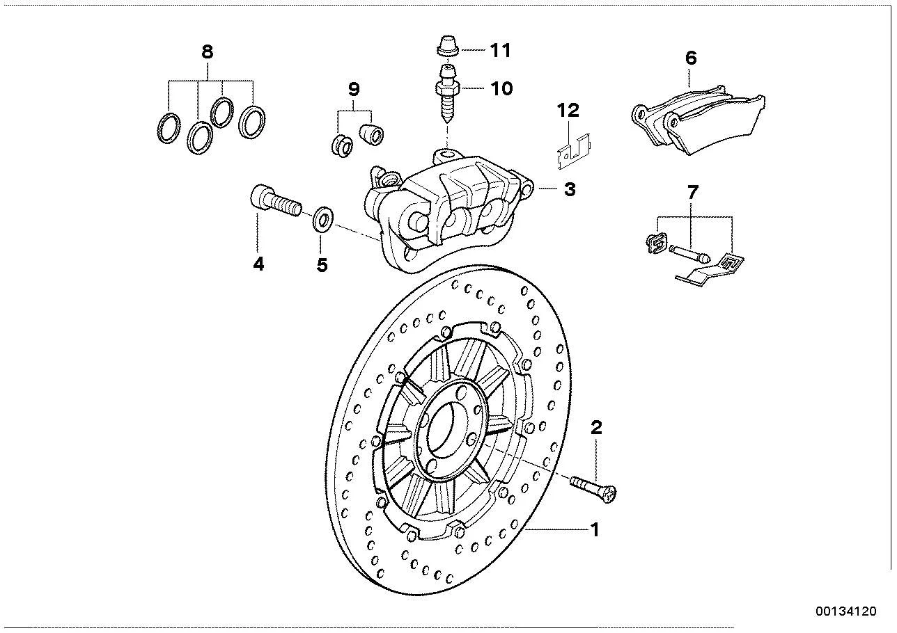 BMW Senkschraube K30 K41 34212330021