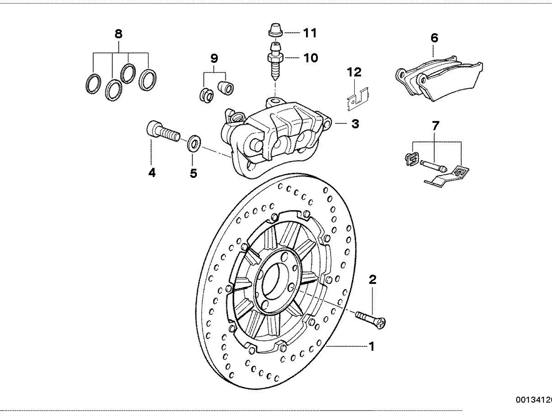 BMW Reparatursatz Gummibalg K16 K21 K22 K23 K25 K25H K26 K27 K28 K29 K32 K33 K40 K42 K43 K44 K46 K47 K48 K49 K50 K51 K52 K53 K54 K61 K67 K69 K70 K71 K72 K73 K75 K80 K81 K82 K83 K84 R21 R21A R22 R28 34212330312