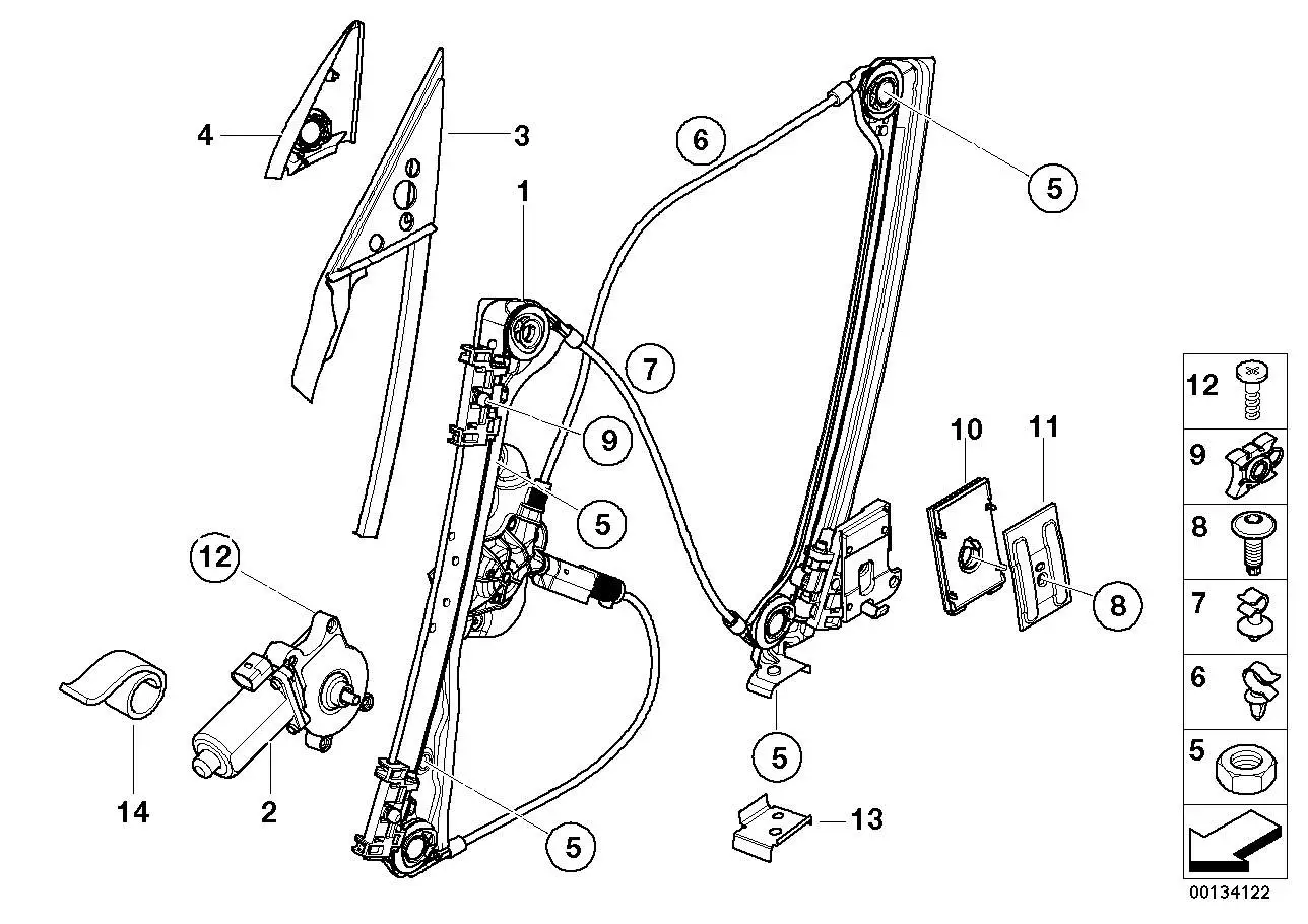BMW Clip E70 E71 E72 E85 E86 E90 E91 07147078459 - Bildposition 0