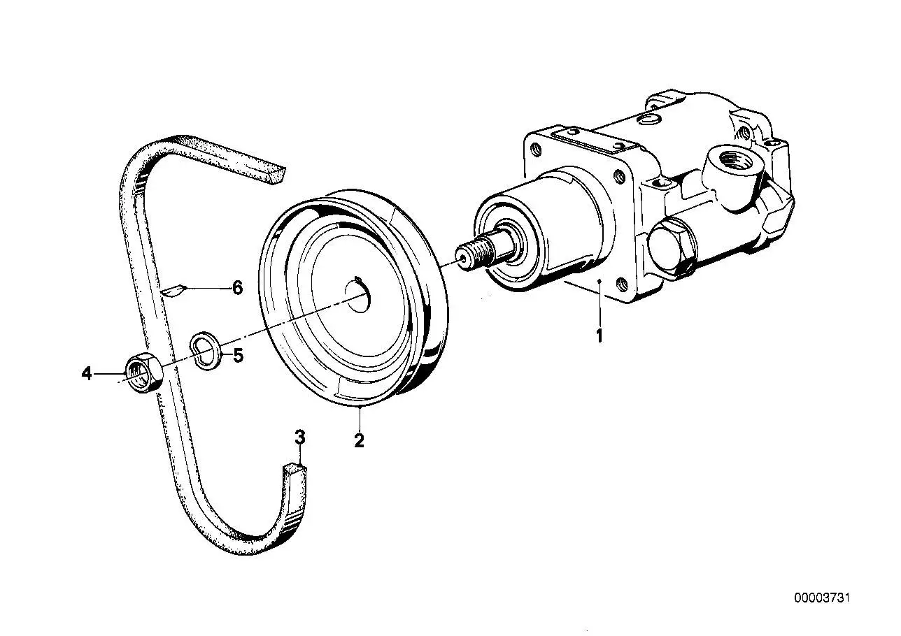 BMW Keilriemen E30 E12 E21 E28 E32 E34 11231709638 - 3er, Z1, 5er