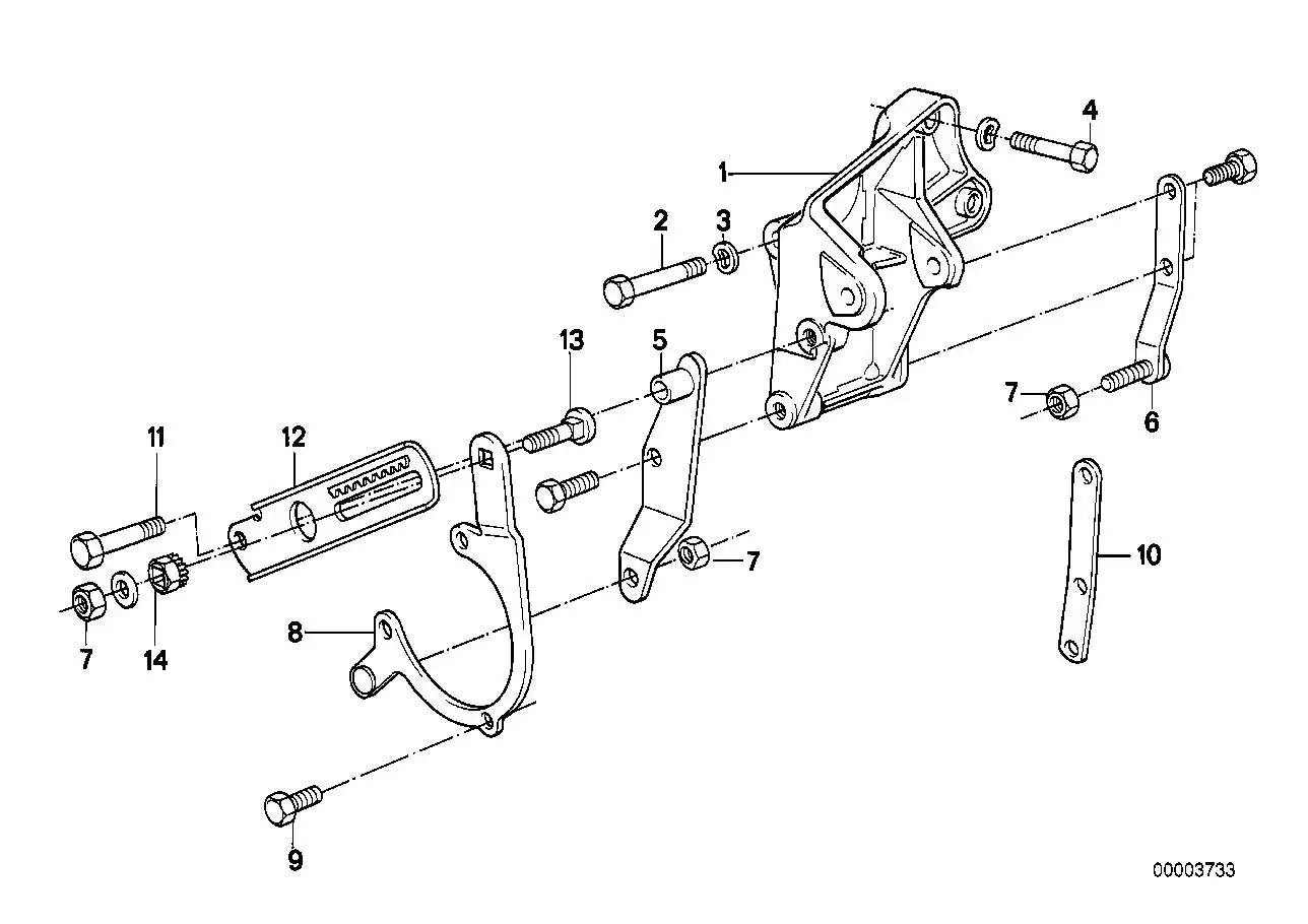 BMW Spannlasche E28 E30 E34 32411285927 - Z1 E30, 5er E28, 5er E3