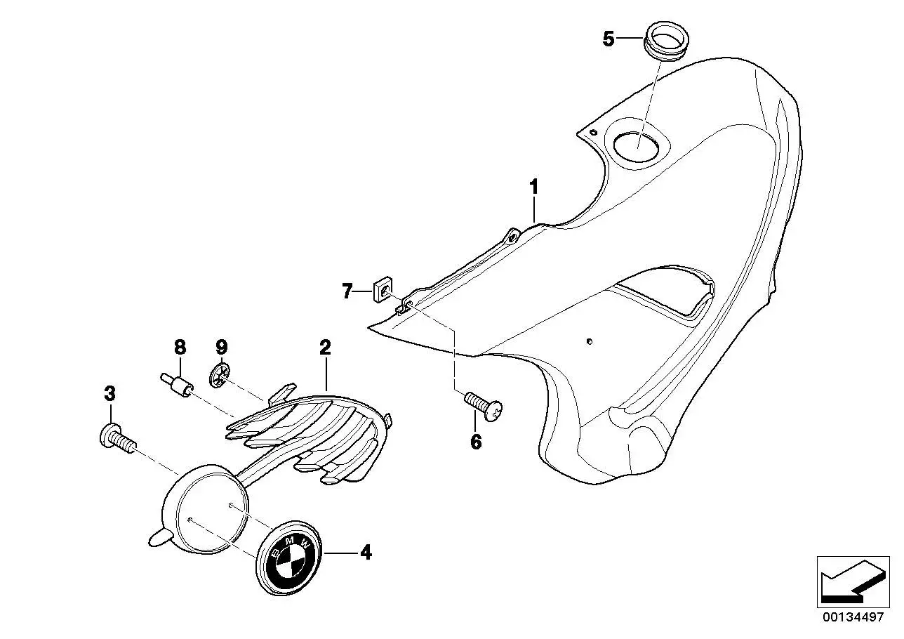 BMW Klebepad 46638564491