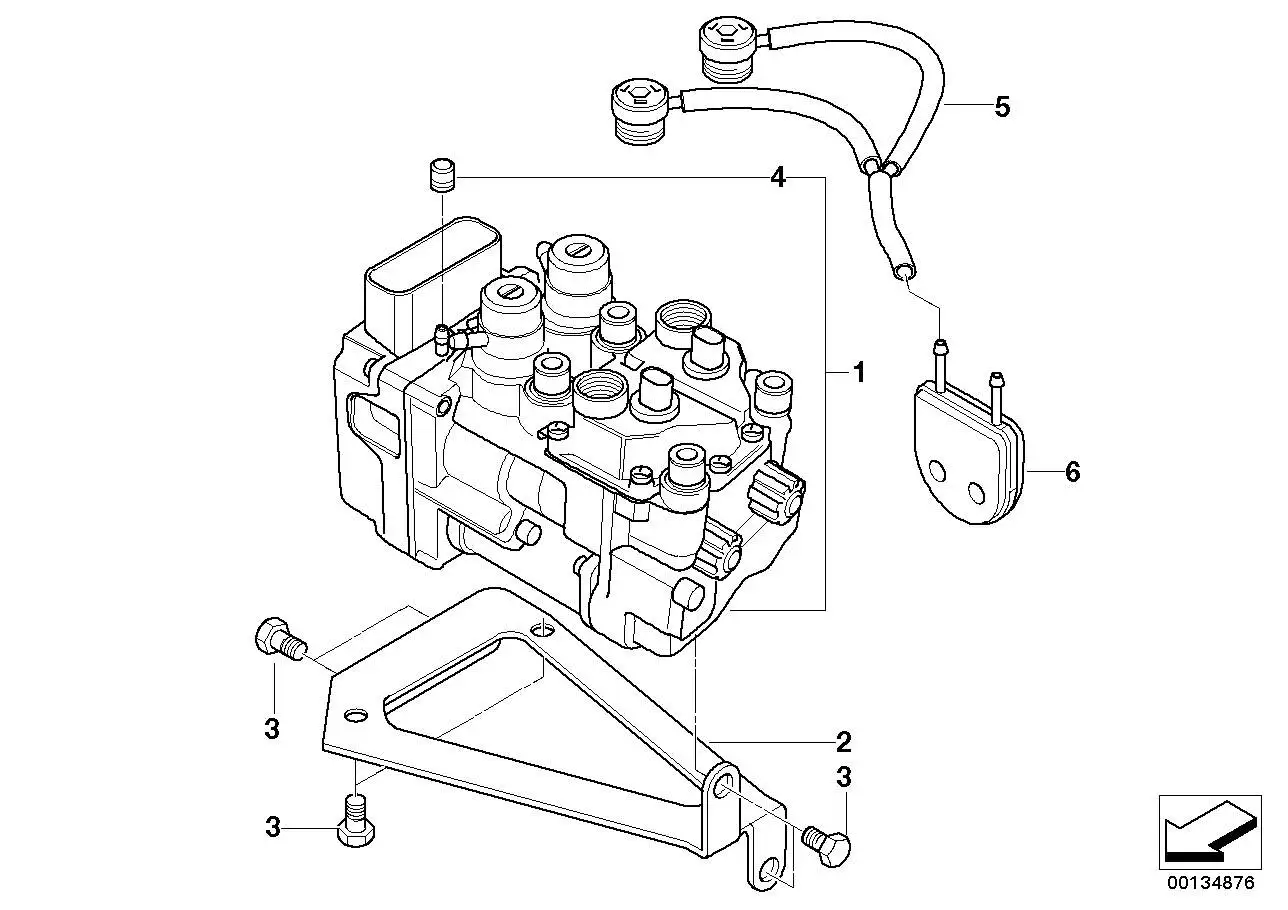 BMW Entlüftungsschlauch mit Deckel I-ABS K30 R21 R21A R22 R28 345