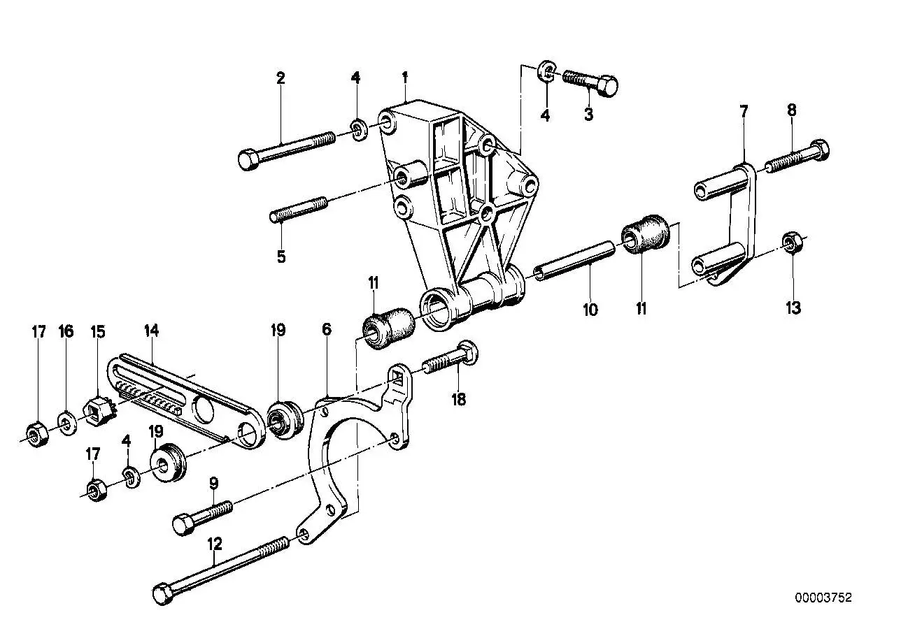 BMW Sechskantschraube E12 E21 E23 E24 E28 E30 E31 E32 E34 E36 E38