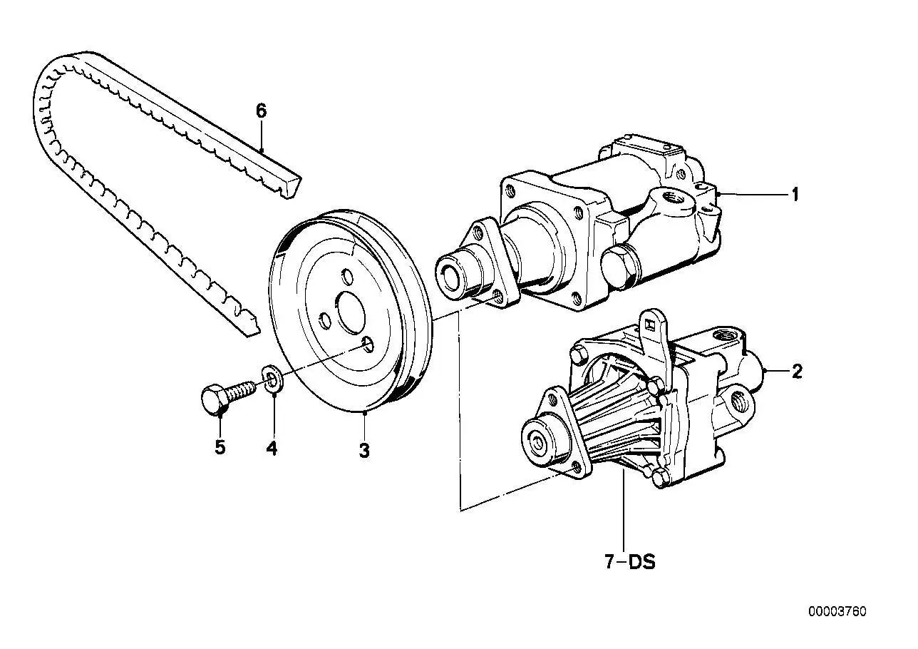 BMW Keilriemen E24 E28 32421718953 - Bildposition 06
