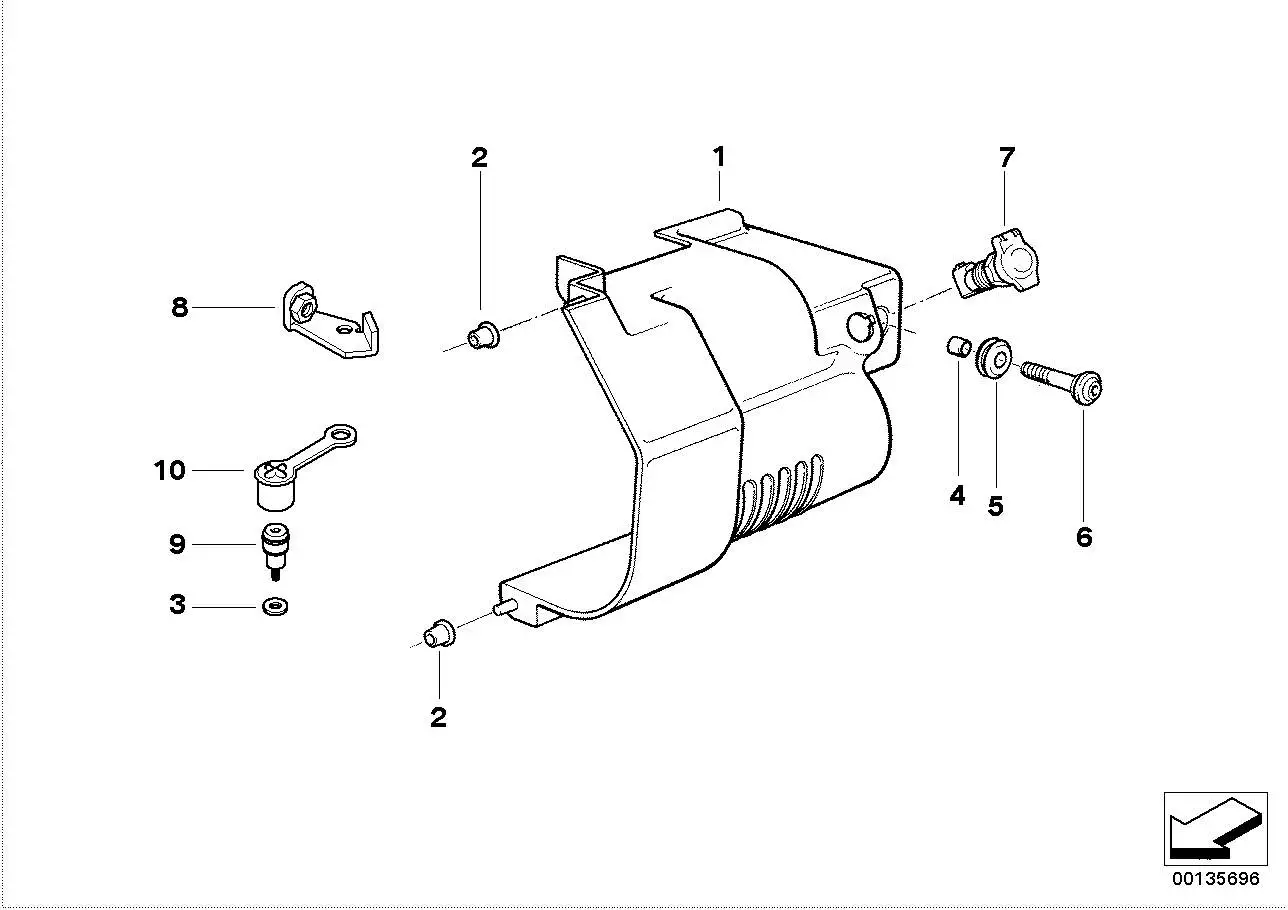 BMW Gummitülle K21 K22 K23 K25 K25H K27 K28 K29 K30 K32 K33 R21 R