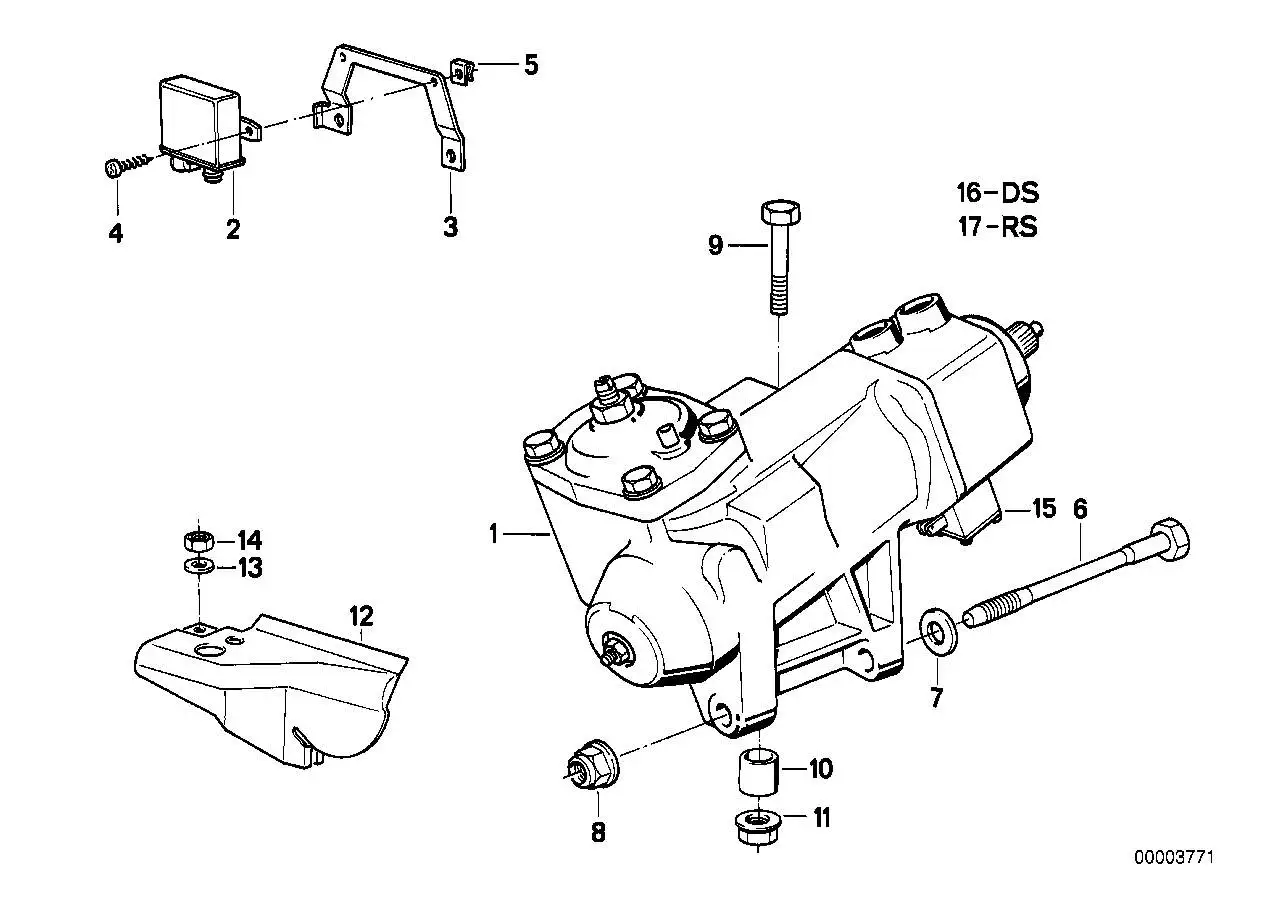 BMW Sechskantmutter selbstsichernd E31 E32 E34 32101136023 - Bild