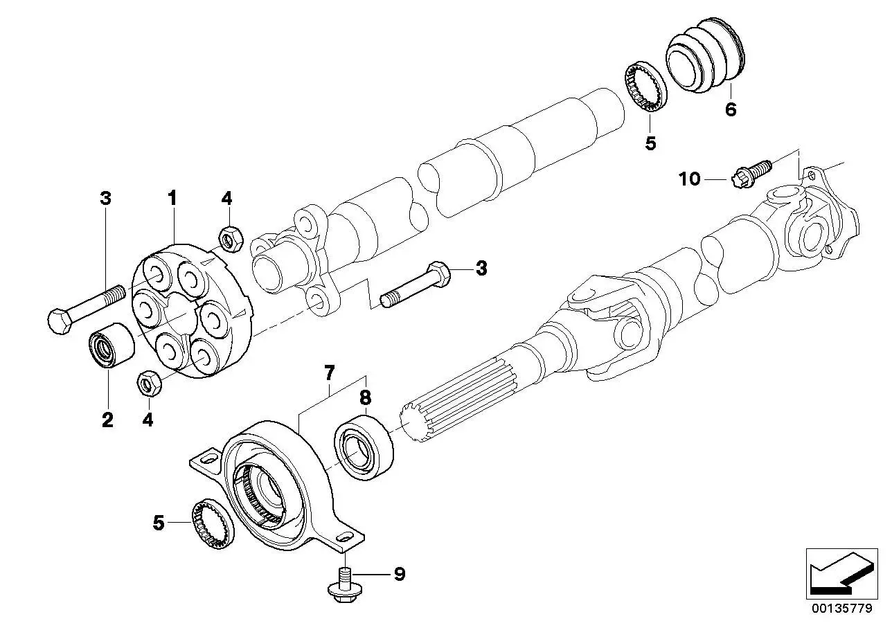 BMW Sechskantschraube E12 E21 E28 E30 E34 E36 E39 E46 E60 E61 E81