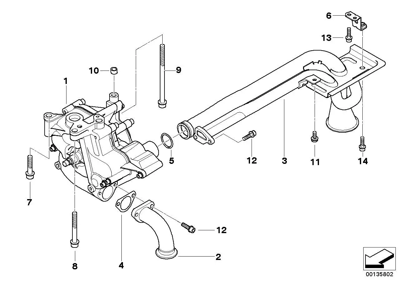 BMW Dichtung E60 E61 E63 E64 11417834270 - 5er E60, 5er E61, 6er