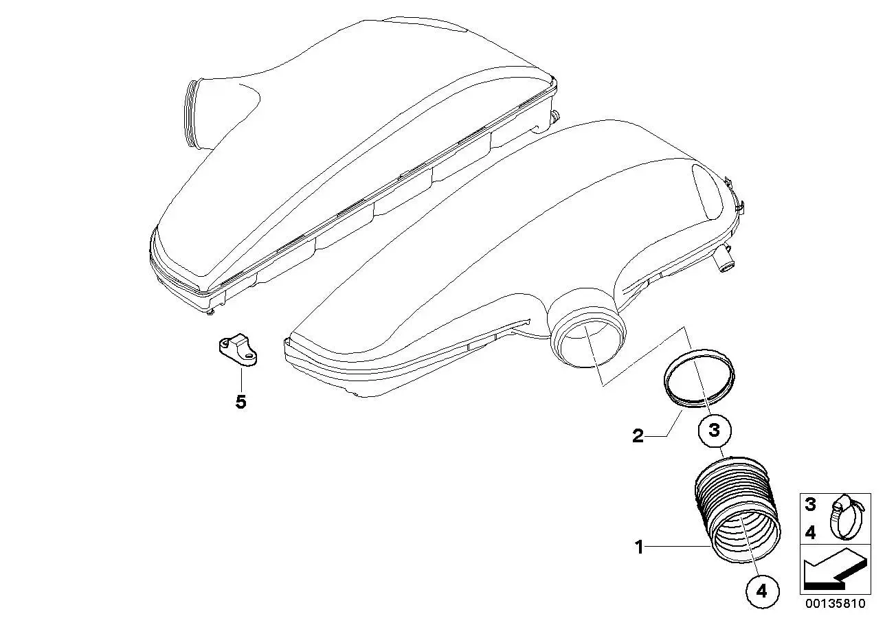 BMW Faltenbalg 11617834213 - Bildposition 01