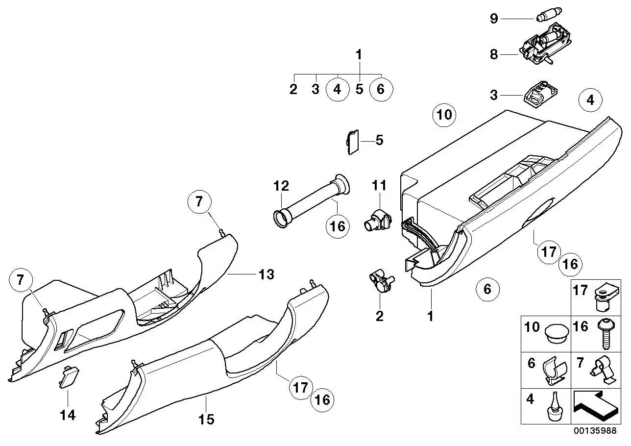 BMW Kaltluftkanal 51167073407 - Bildposition 12