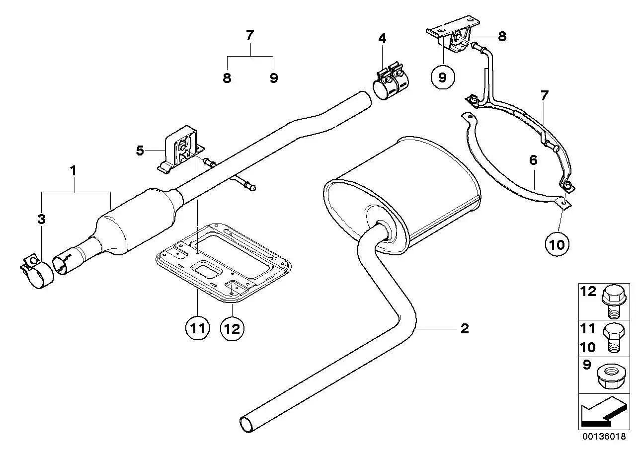 BMW Schelle unten 18307790613 - Bildposition 06