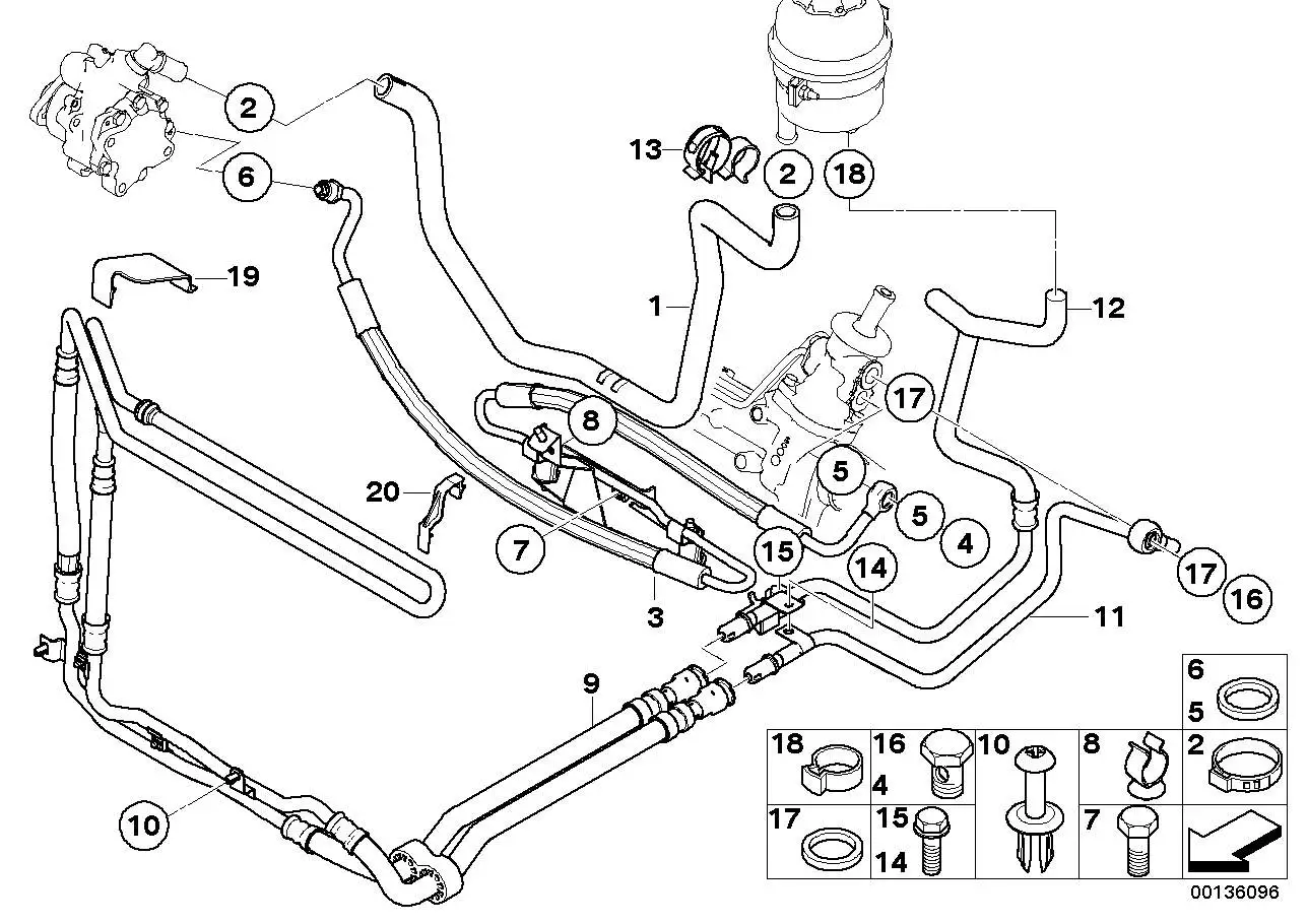 BMW Schlauchhalter 32416759985 - Bildposition 13