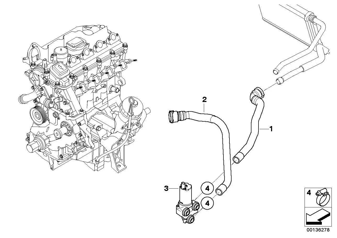 BMW Zusatzwasserpumpe E46 E85 E86 E87 E90 E91 E92 E93 64118369806