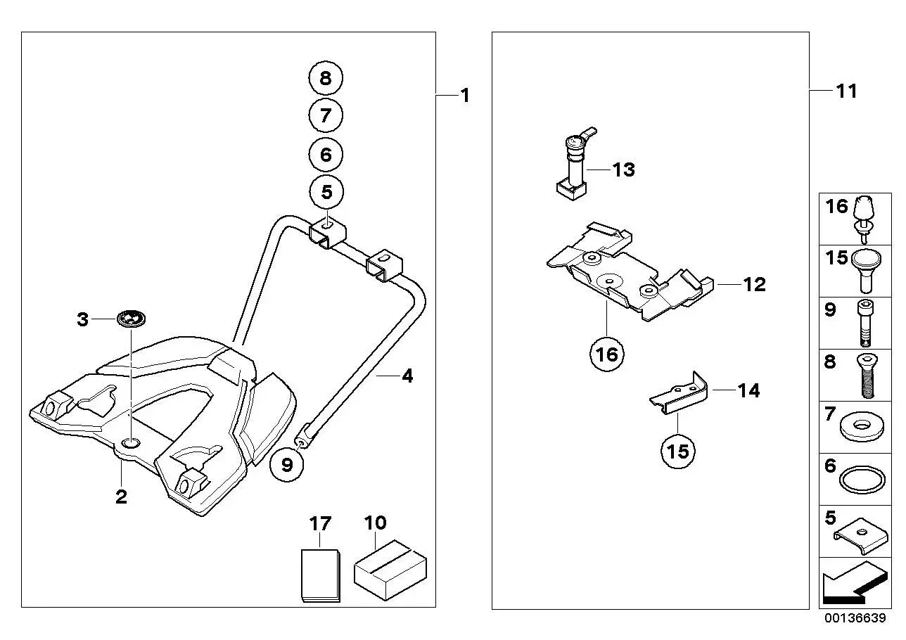 BMW Adapterplatte K25 71607707240