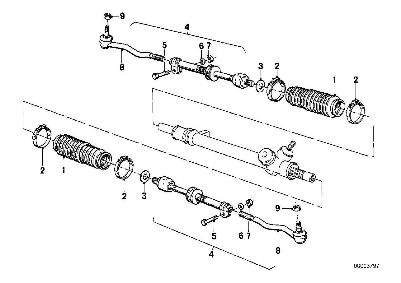 BMW Spurstange links E30 32211701039