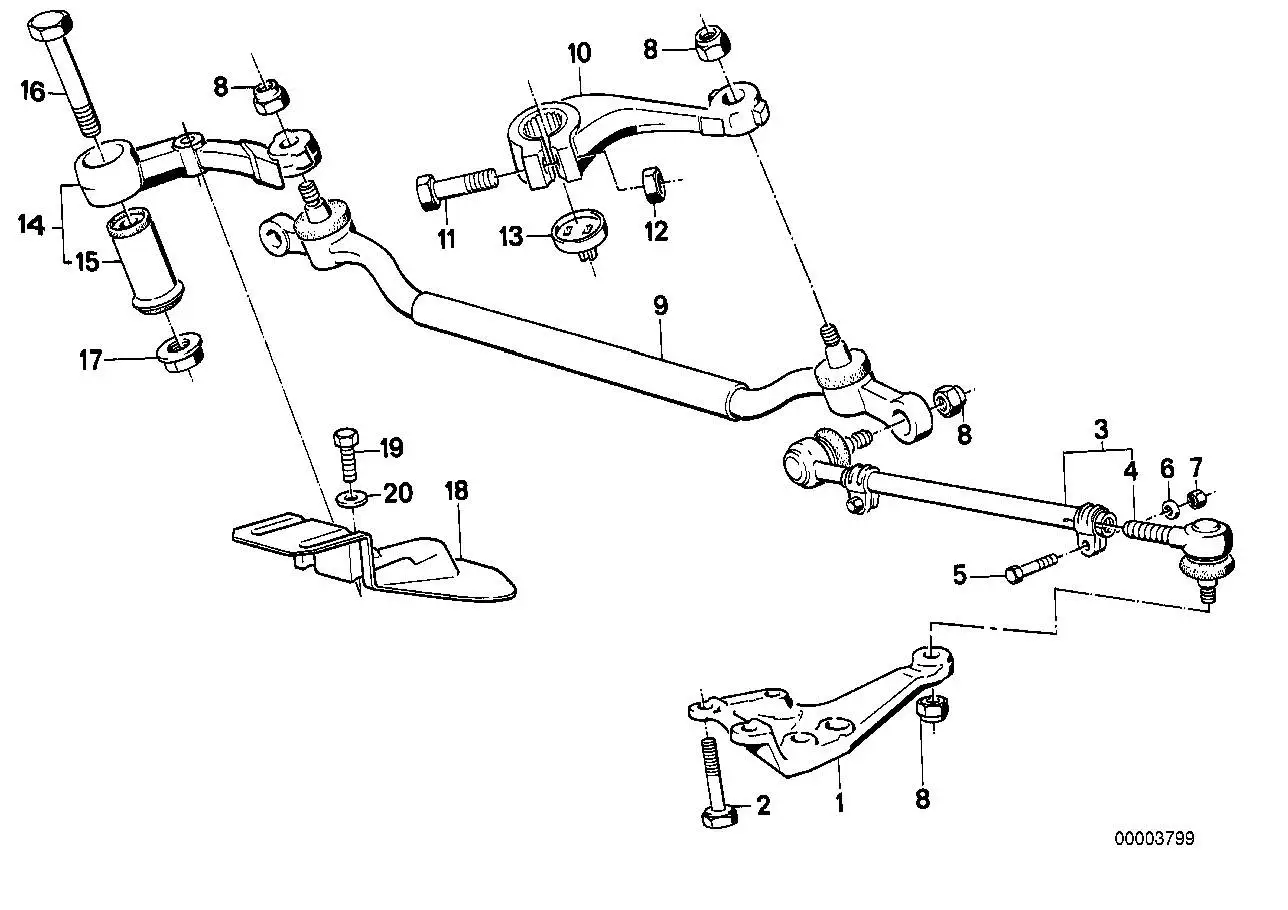 BMW Abstandsring E31 E32 E34 32211130947