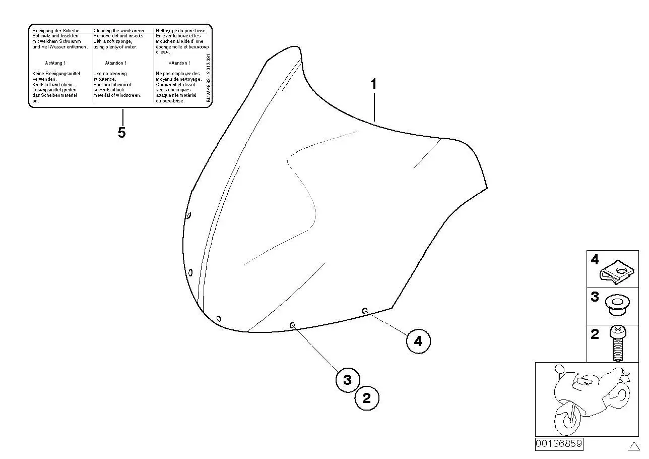 BMW Linsenschraube 51167670814