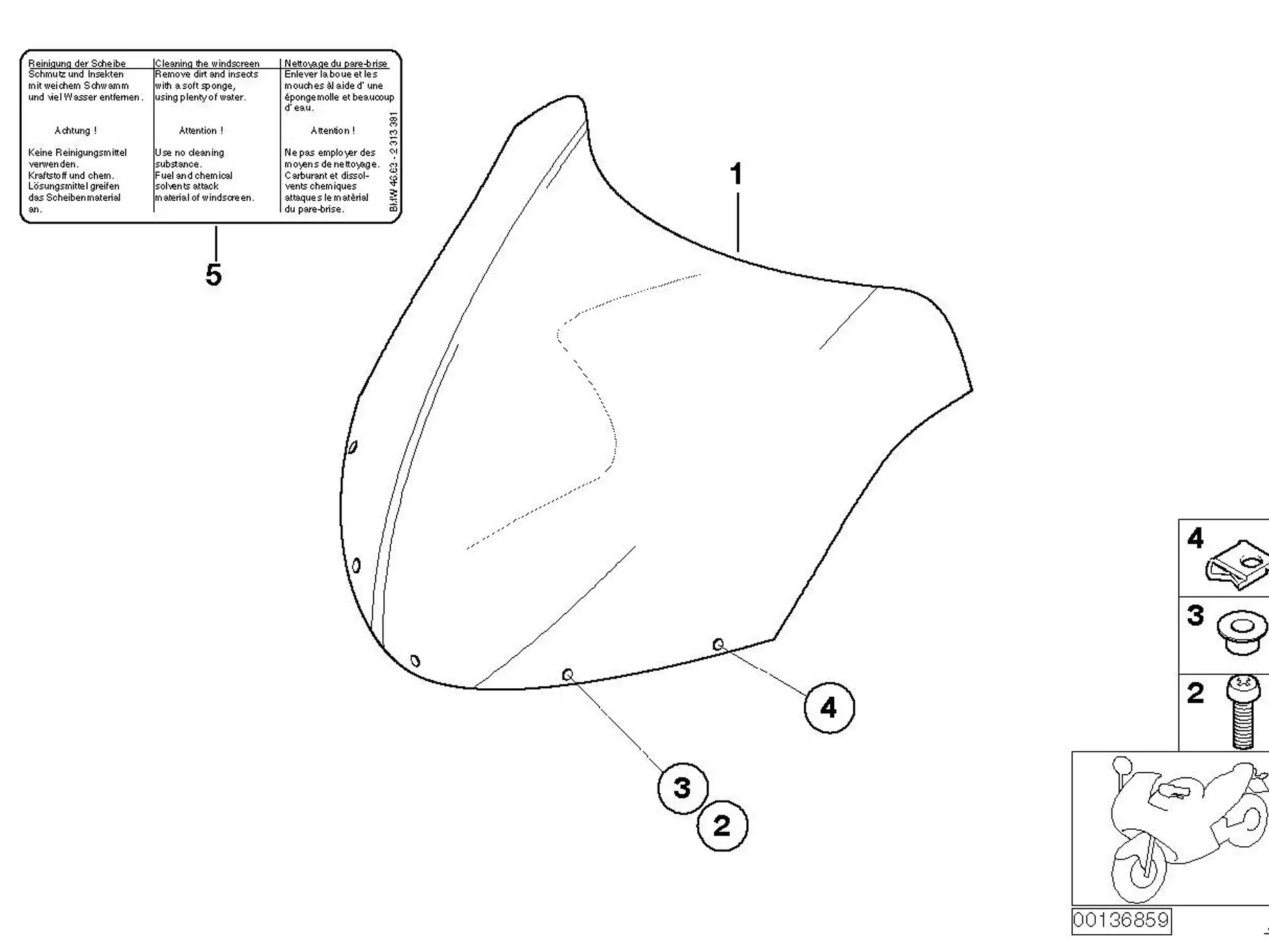BMW Linsenschraube 46637670461