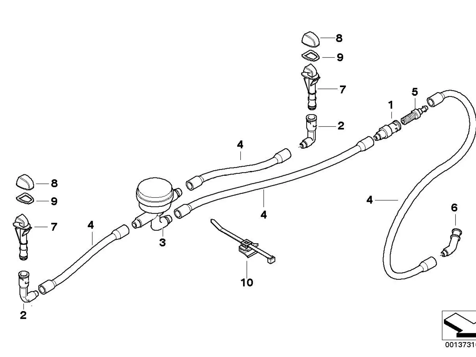 BMW Verteilerstück E39 E53 E83 E87 61668361447