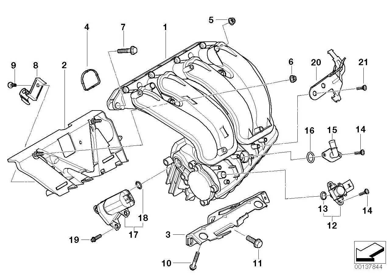 BMW Torxschraube mit Scheibe 11617533343 - Bildposition 10