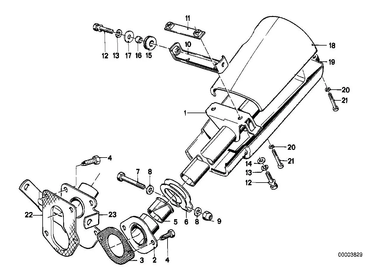 BMW Halter E30 E21 32311110996 - Bildposition 10