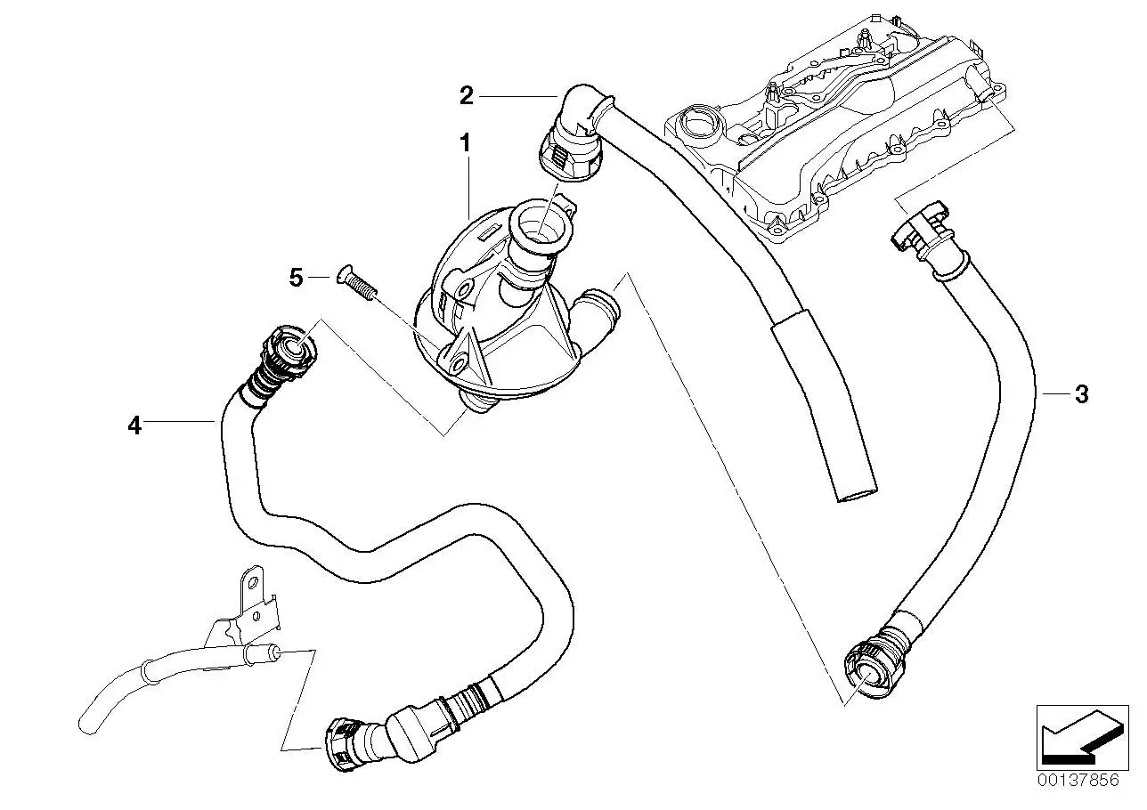 BMW Rücklaufleitung E85 E87 E90 E91 11157533346 - 1er E87, 3er E9