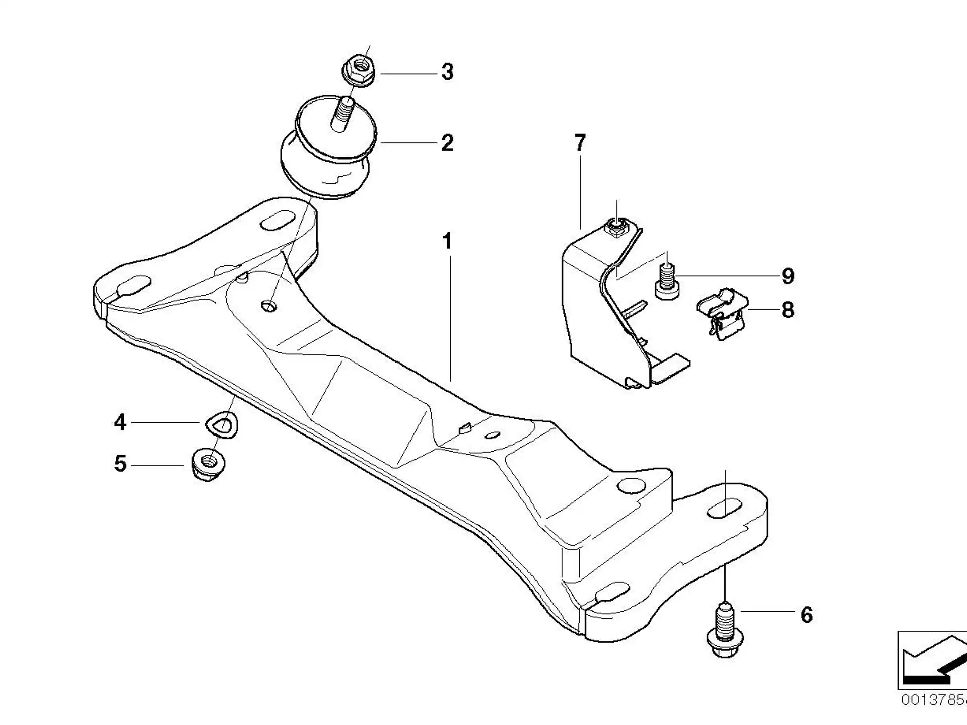BMW Sechskantmutter mit Scheibe E30 E36 E31 E34 E38 E39 E46 E52 E53 E60 E61 E63 E64 E65 E66 E70 E71 E72 E83 E85 E86 E87 E89 E90 E91 E92 E93 F01 F02 F06 F10 F12 F13 F15 F16 F23 F82 F85 F86 F90 F91 F92 F93 G15 G16 K28 K44 R52 R53 R55 R60 R61 07129904862