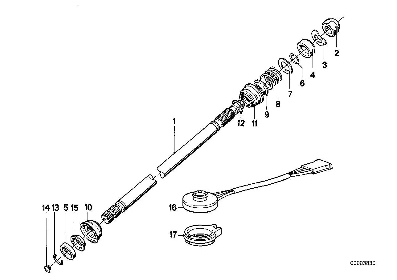 BMW Unterlegscheibe E24 E28 E30 E32 E34 32311158061 - Bildpositio