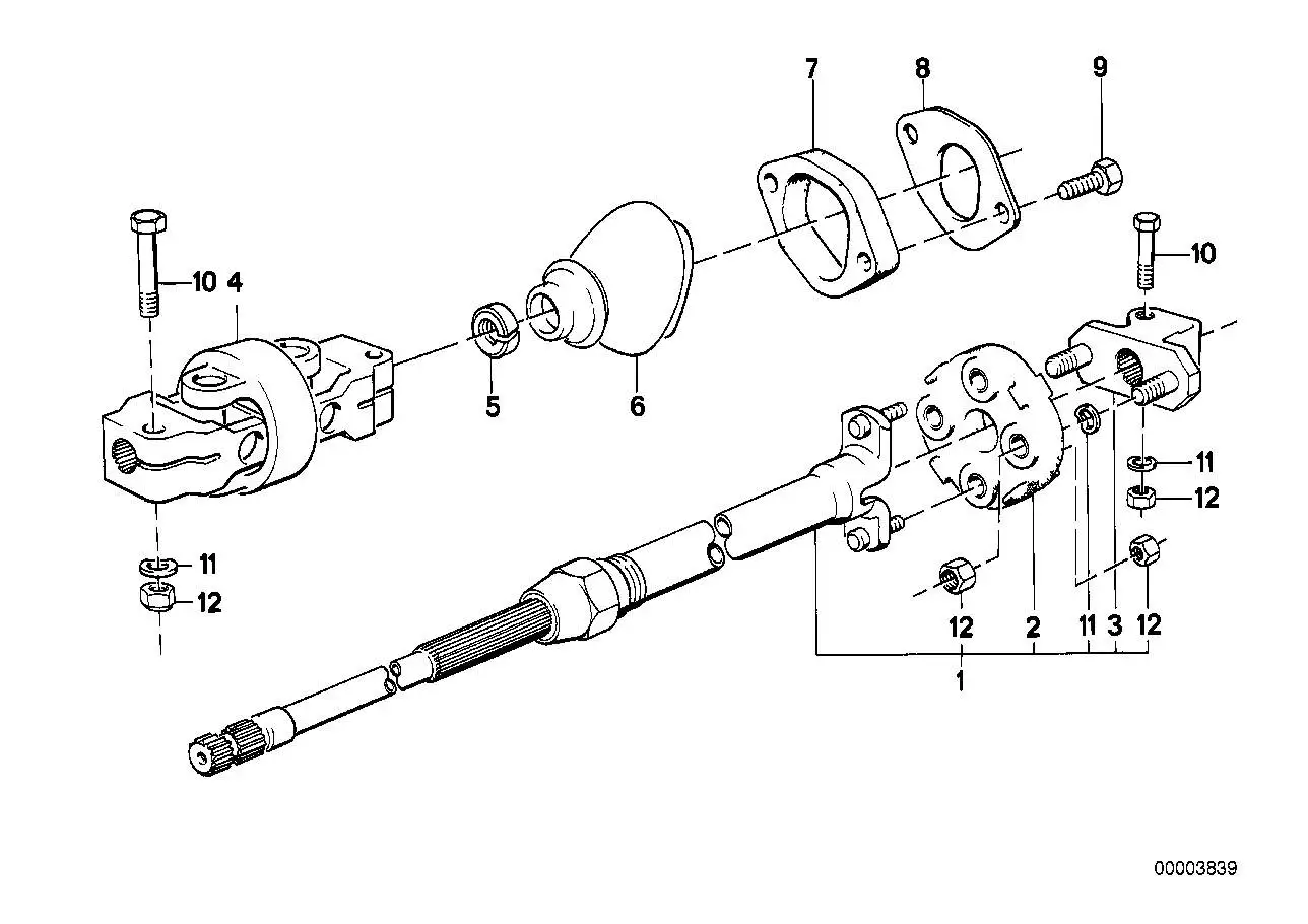 BMW Gelenkscheibe E30 32311155522 - Bildposition 02
