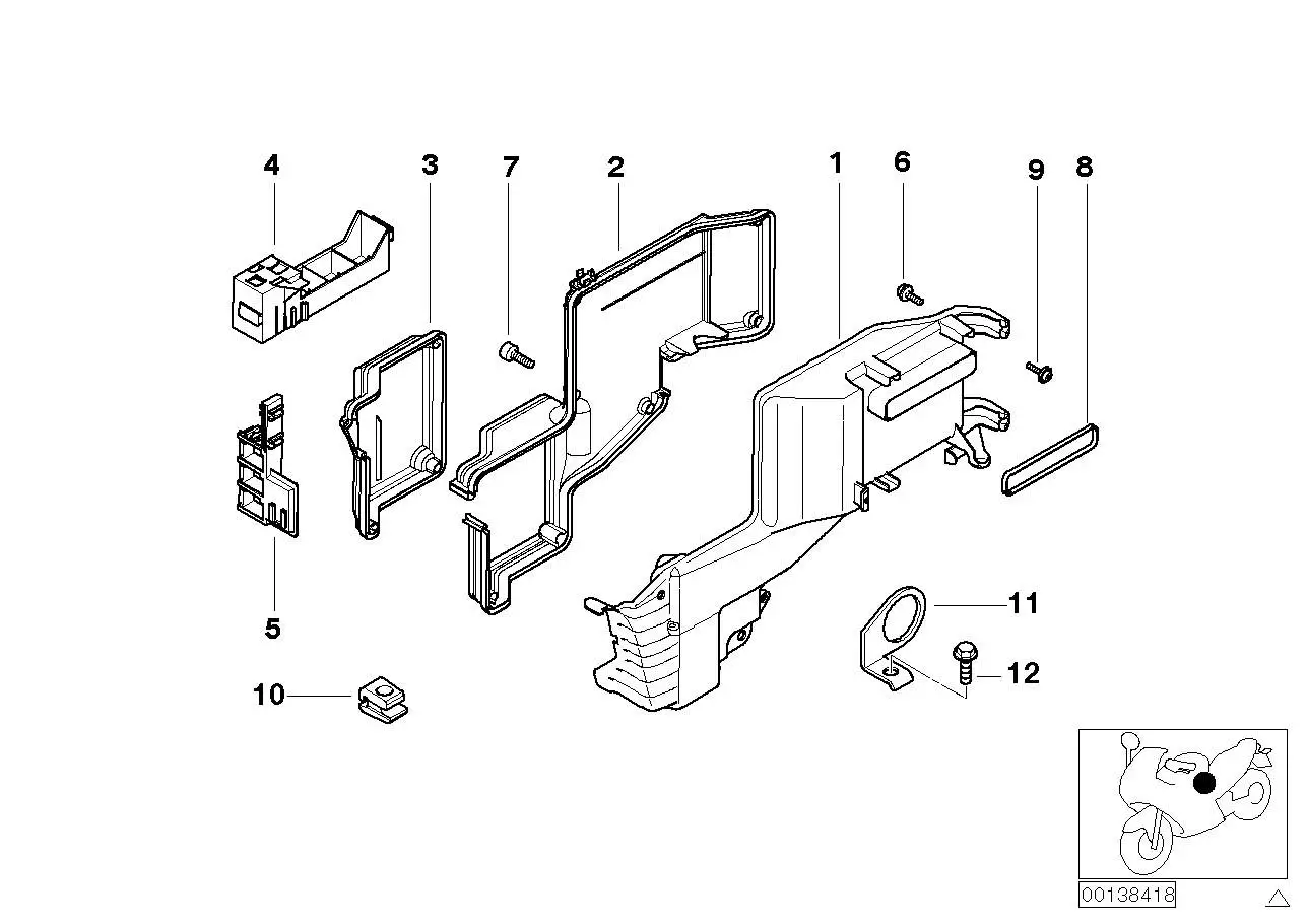 BMW Deckel Electronic-Box K41 61132305681