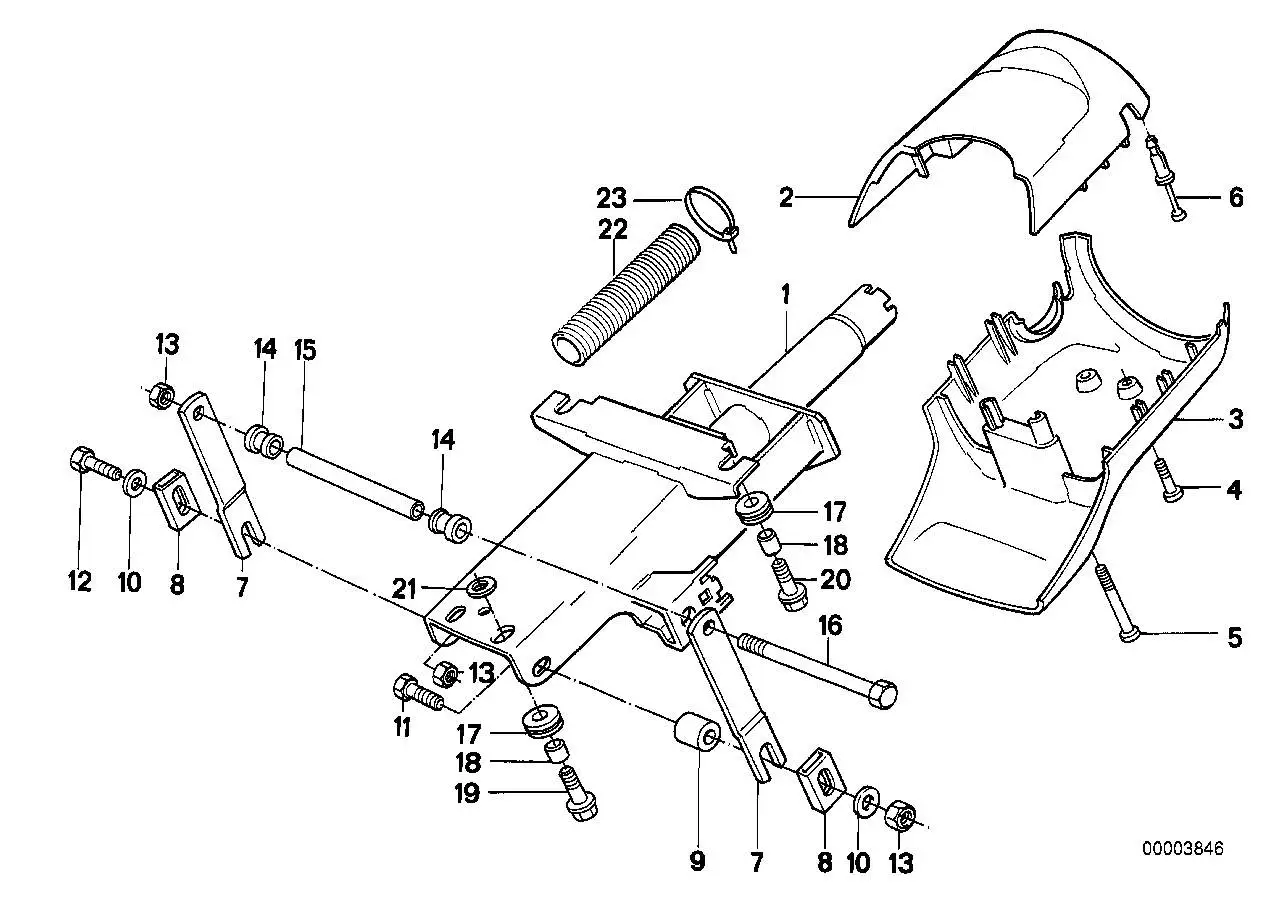 BMW Verkleidung Unterteil 32311156474 - Bildposition 03