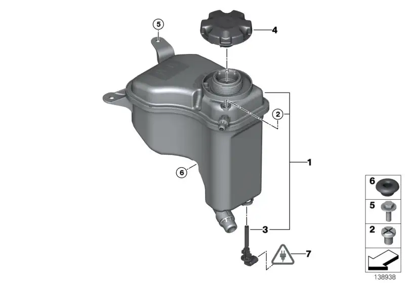 BMW Ausgleichsbehälter E81 E82 E84 E87 E88 E89 E90 E91 E92 E93 17