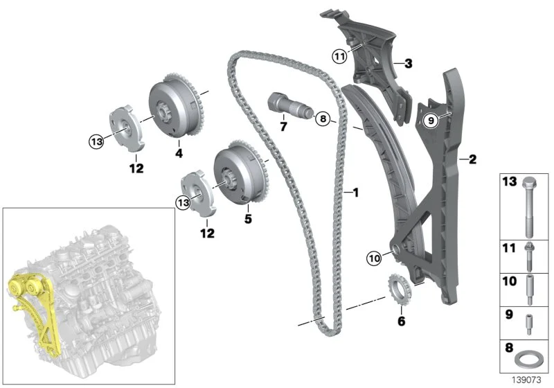 BMW Dichtring E60 E61 E63 E64 E65 E66 E70 E71 E81 E82 E83 E84 E85 E86 E87 E88 E89 E90 E91 E92 E93 F01 F02 F06 F07 F10 F11 F12 F13 F15 F16 F20 F21 F22 F23 F25 F26 F31 F32 F33 F34 F36 F80 F82 F83 F87 F87N 11317534251