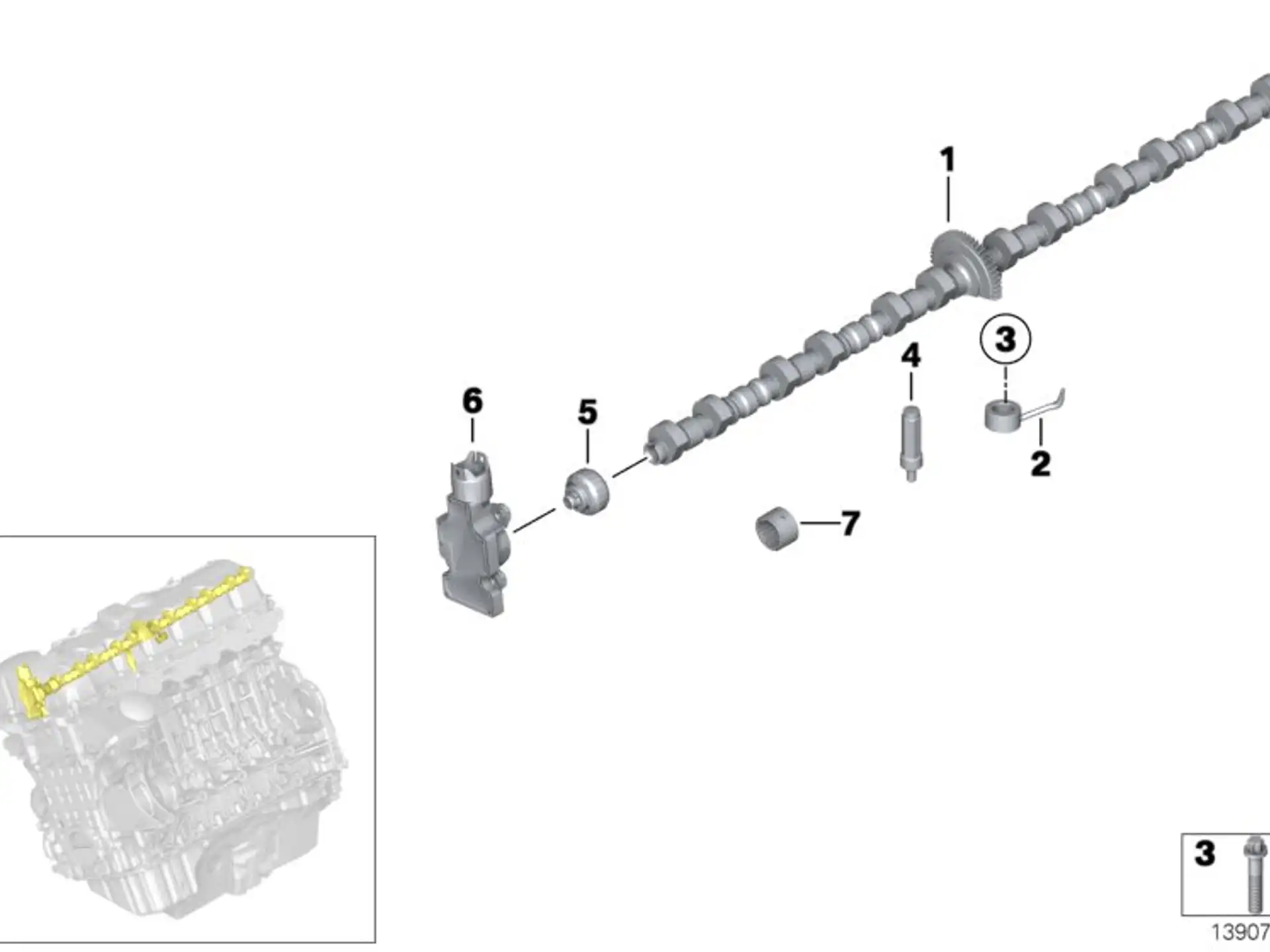 BMW Anschlagschraube E60 E61 E63 E64 E65 E66 E70 E71 E81 E82 E83 E84 E85 E86 E87 E88 E89 E90 E91 E92 E93 F01 F02 F06 F07 F10 F11 F12 F13 F15 F16 F20 F21 F22 F23 F25 F26 F30 F31 F32 F33 F34 F36 F80 F82 F83 F87 F87N 11378648357