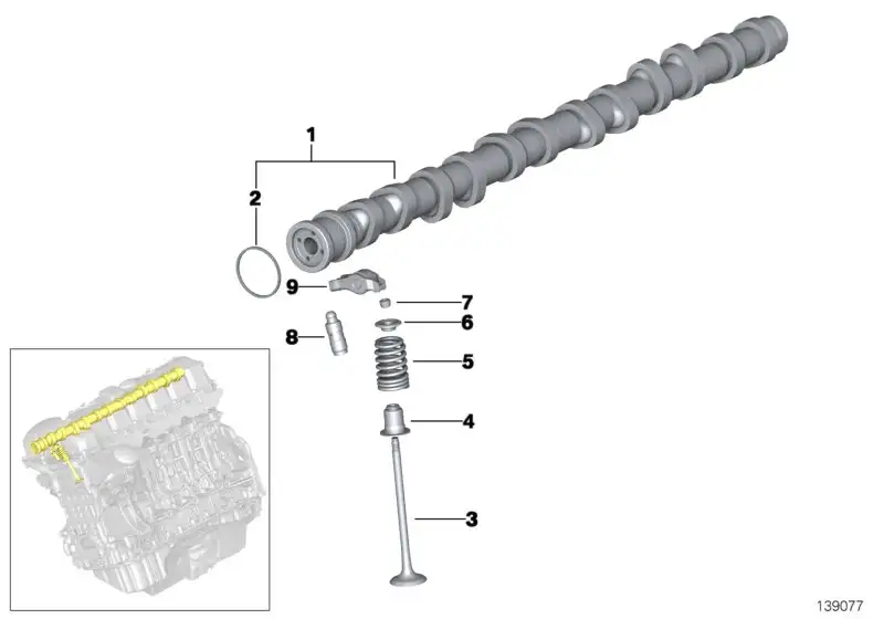 BMW Ausgleichselement E60 E61 E63 E64 E65 E66 E70 E81 E82 E83 E84