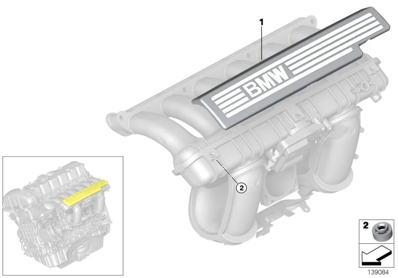 BMW Gummibuchse E60 E61 E63 E64 E65 E66 E70 E71 E81 E82 E83 E84 E85 E86 E87 E88 E89 E90 E91 E92 E93 F10 F11 F25 11617535848