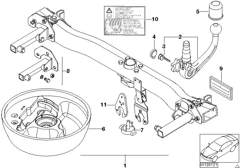 BMW Halter Steckdose E46 E60 E61 E90 E91 E92 E93 R55 71606769304