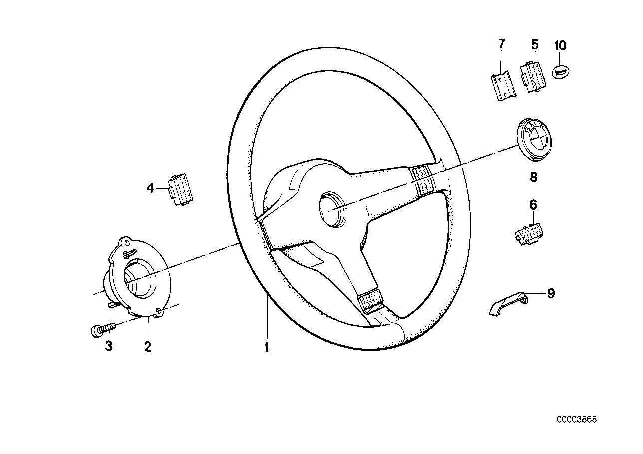 BMW Schleifring E24 E28 32331151607 - Bildposition 02