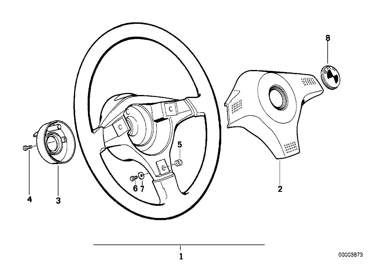 BMW Isolierscheibe E31 E32 E34 E36 32331159745 - Bildposition 07