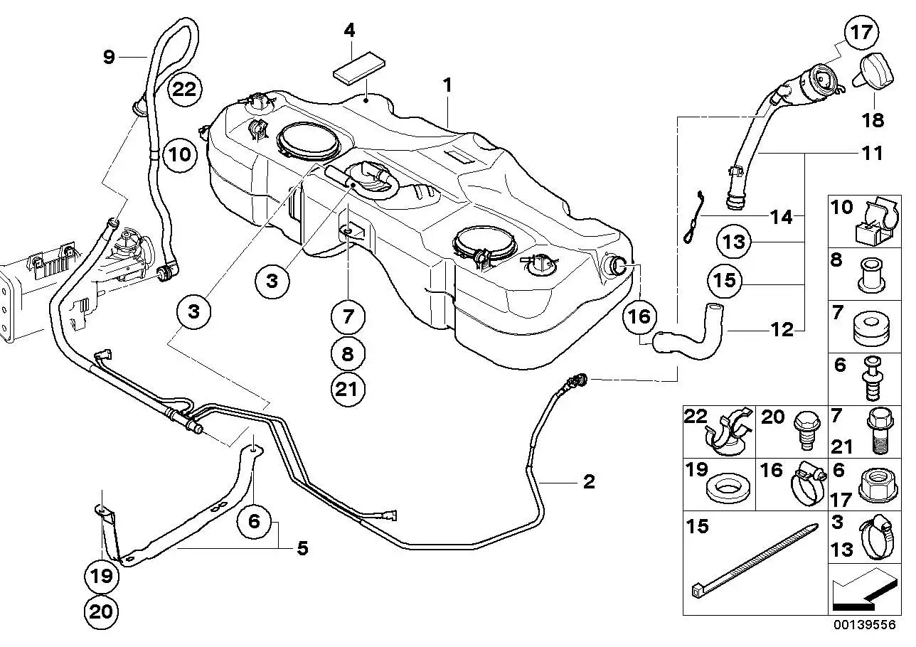 BMW Kraftstofftank Kunststoff R56 16112752293