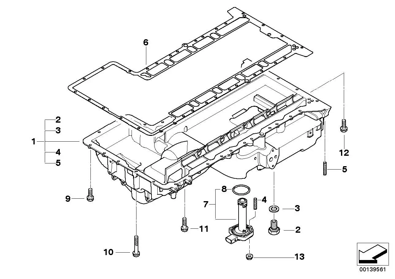 BMW ISA-Schraube mit Scheibe E60 E61 E63 E64 07129906571 - 5er E6