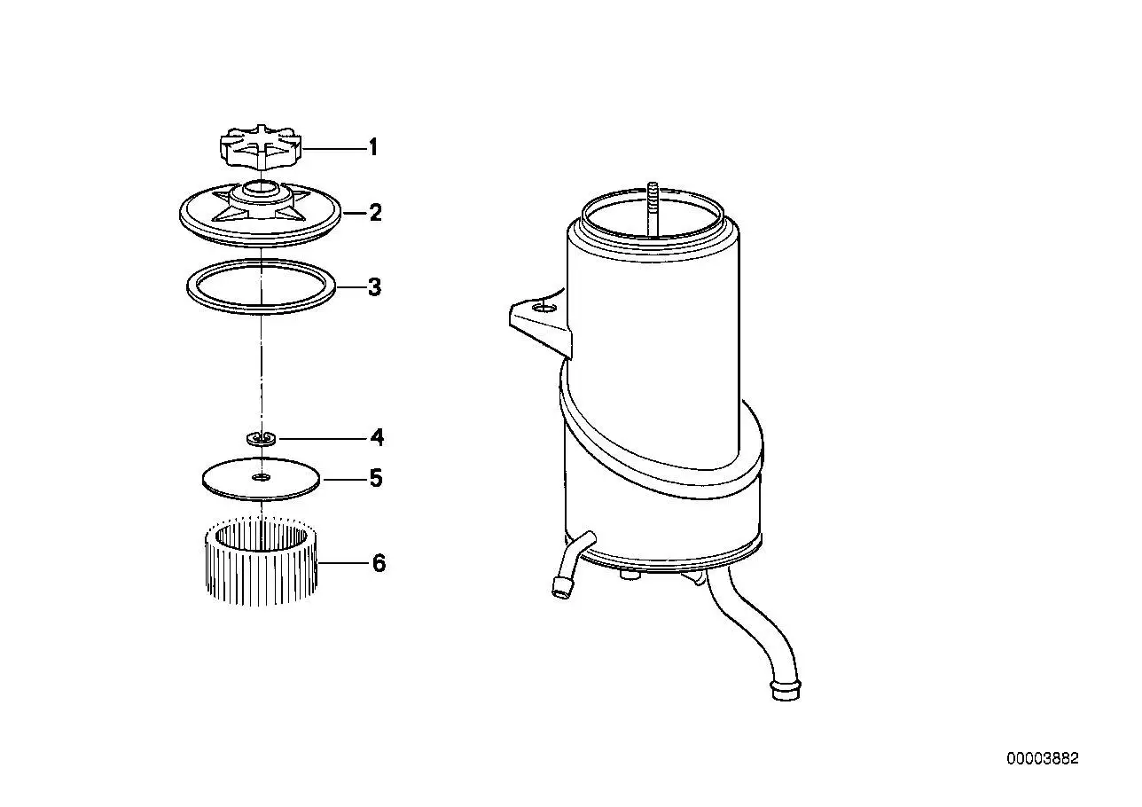 BMW Dichtung E30 E31 E32 E34 E38 32411134843 - Z1 E30 Roadster, 5