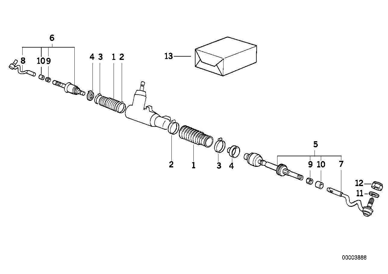 BMW Klemmring E34 E36 32111136179 - Z3 E36, 5er E34