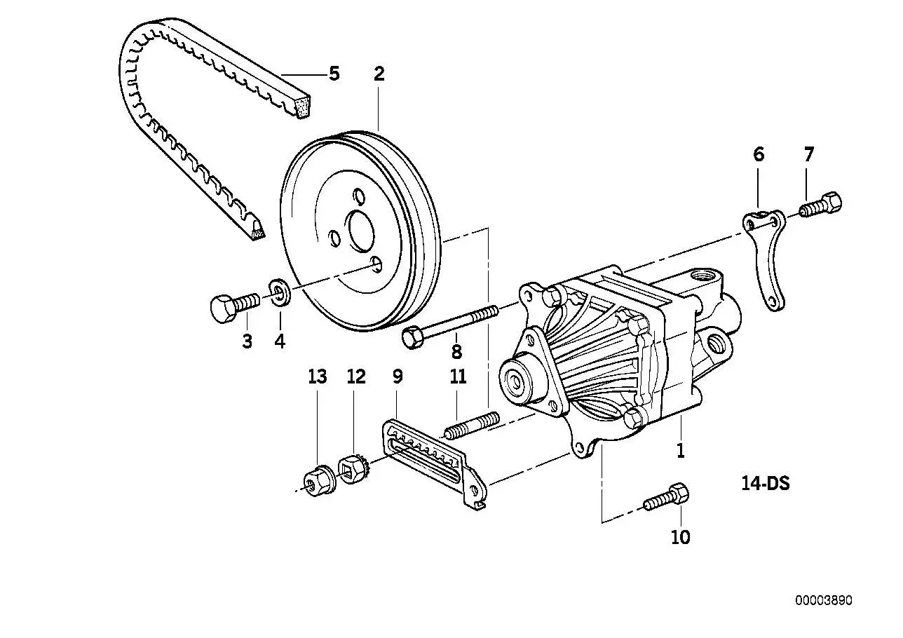 BMW Halteplatte E36 32421727134
