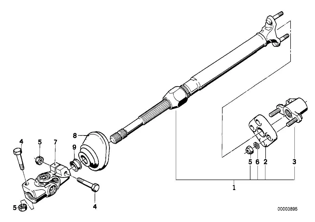 BMW Buchse E23 E24 E28 E31 E32 E34 E36 32311093594 - Bildposition