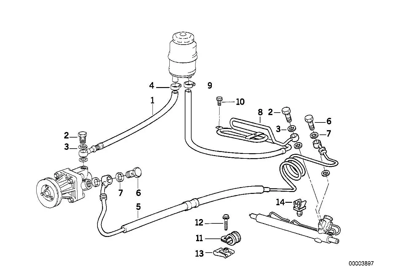 BMW Ansaugleitung E36 32411138419 - Z3 E36
