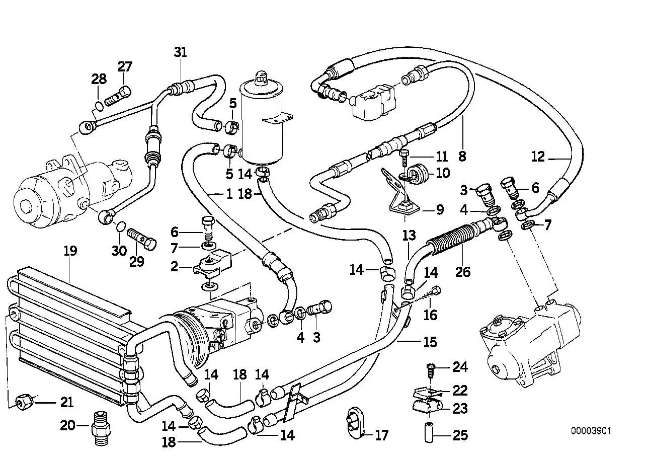 BMW Ansaugleitung E31 32411137560 - Bildposition 01